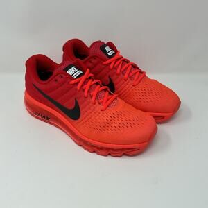 Nike Air Max 2017 Crimson Red Black 849559-602 Running Men's 9 Women 10.5